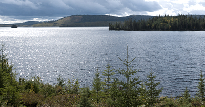 Vue sur le lac